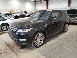 Salvage cars for sale from Copart Milwaukee, WI: 2016 Land Rover Range Rover Sport HSE