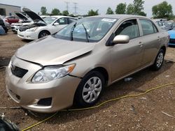 Salvage cars for sale from Copart Elgin, IL: 2009 Toyota Corolla Base