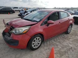 Salvage cars for sale from Copart Houston, TX: 2013 KIA Rio LX