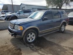 Salvage cars for sale at Albuquerque, NM auction: 2003 Ford Explorer Eddie Bauer