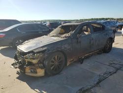 Salvage cars for sale at Grand Prairie, TX auction: 2017 Infiniti Q50 Premium