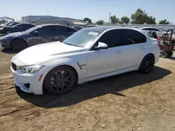 Salvage cars for sale at San Diego, CA auction: 2016 BMW M3