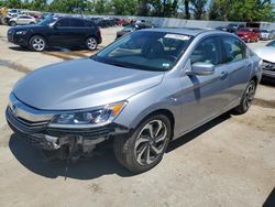 Salvage cars for sale at Bridgeton, MO auction: 2017 Honda Accord EX