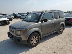 Salvage cars for sale at San Antonio, TX auction: 2008 Honda Element EX