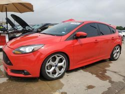 Salvage cars for sale at Grand Prairie, TX auction: 2014 Ford Focus ST