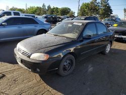 KIA Spectra salvage cars for sale: 2003 KIA Spectra Base