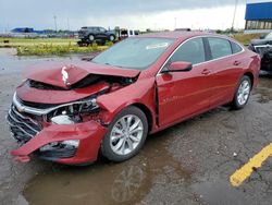 Salvage cars for sale at Woodhaven, MI auction: 2019 Chevrolet Malibu LT