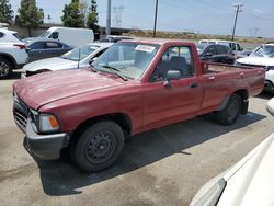 Salvage cars for sale from Copart Rancho Cucamonga, CA: 1989 Toyota Pickup 1 TON Long BED DLX