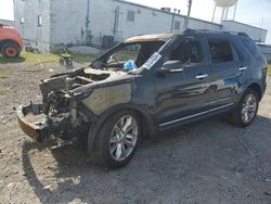 Salvage cars for sale at Chicago Heights, IL auction: 2013 Ford Explorer Limited