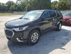 Salvage cars for sale at Fort Pierce, FL auction: 2020 Chevrolet Traverse LT