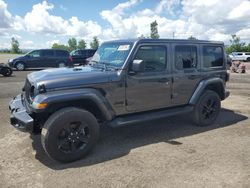 Salvage cars for sale from Copart Montreal Est, QC: 2022 Jeep Wrangler Unlimited Sahara