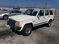 Salvage cars for sale at Sun Valley, CA auction: 1987 Jeep Cherokee Laredo