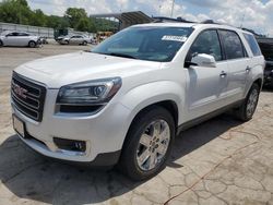Salvage cars for sale from Copart Lebanon, TN: 2017 GMC Acadia Limited SLT-2