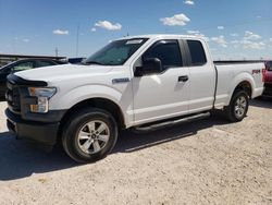 Salvage cars for sale at Andrews, TX auction: 2016 Ford F150 Super Cab