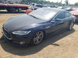 Salvage cars for sale at Hillsborough, NJ auction: 2014 Tesla Model S