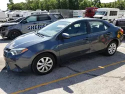 Salvage cars for sale at Sikeston, MO auction: 2016 Toyota Corolla L