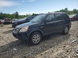 Salvage cars for sale at Candia, NH auction: 2005 Honda CR-V SE