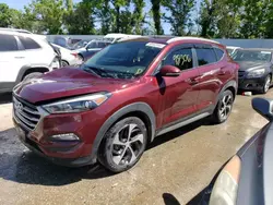 Salvage cars for sale at Bridgeton, MO auction: 2017 Hyundai Tucson Limited