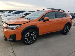 Salvage cars for sale at Grand Prairie, TX auction: 2019 Subaru Crosstrek Limited