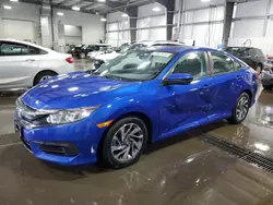 Salvage cars for sale at Ham Lake, MN auction: 2016 Honda Civic EX