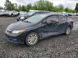 Honda Civic salvage cars for sale: 2012 Honda Civic EXL