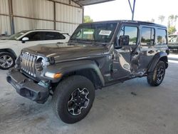 Jeep salvage cars for sale: 2021 Jeep Wrangler Unlimited Sport