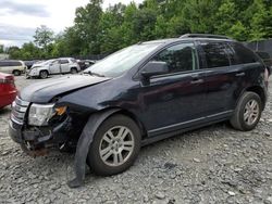 Salvage cars for sale at Waldorf, MD auction: 2010 Ford Edge SE