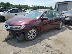 Salvage cars for sale at Duryea, PA auction: 2014 Honda Accord EXL