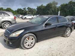 Salvage cars for sale at Ocala, FL auction: 2010 Infiniti G37 Base