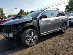 Salvage cars for sale at New Britain, CT auction: 2016 Nissan Pathfinder S