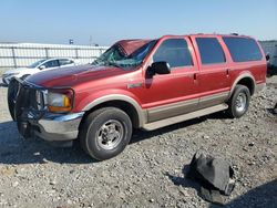 Salvage cars for sale at Earlington, KY auction: 2000 Ford Excursion Limited