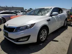 Salvage cars for sale at Martinez, CA auction: 2012 KIA Optima LX