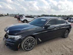 Salvage cars for sale at Houston, TX auction: 2018 BMW 530 I