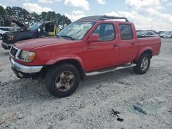 Salvage trucks for sale at Loganville, GA auction: 2000 Nissan Frontier Crew Cab XE