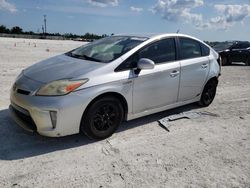 Salvage cars for sale at Arcadia, FL auction: 2013 Toyota Prius