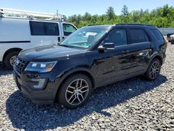 Ford Explorer Sport salvage cars for sale: 2017 Ford Explorer Sport