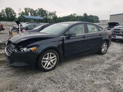 Salvage cars for sale at Spartanburg, SC auction: 2014 Ford Fusion SE