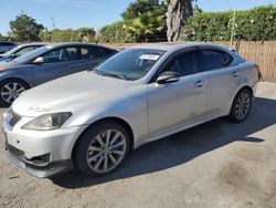 Salvage cars for sale at San Martin, CA auction: 2010 Lexus IS 250