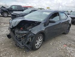 Salvage cars for sale at Cahokia Heights, IL auction: 2014 Toyota Corolla L