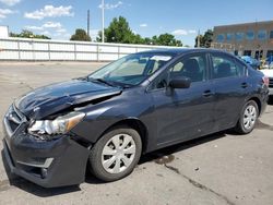 Subaru Impreza salvage cars for sale: 2016 Subaru Impreza