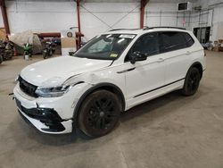 Salvage cars for sale at Center Rutland, VT auction: 2022 Volkswagen Tiguan SE R-LINE Black