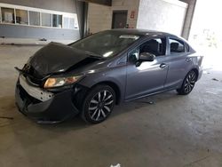 Honda Civic exl salvage cars for sale: 2015 Honda Civic EXL