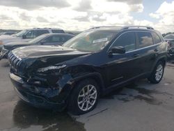 Salvage cars for sale at Grand Prairie, TX auction: 2016 Jeep Cherokee Latitude