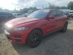 Salvage cars for sale at East Granby, CT auction: 2018 Jaguar F-PACE Premium