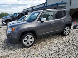 Clean Title Cars for sale at auction: 2016 Jeep Renegade Limited