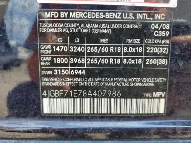 2008 Mercedes-Benz GL 450 4matic