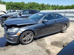 Salvage cars for sale from Copart Exeter, RI: 2013 Mercedes-Benz C 63 AMG