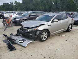 KIA Optima lx salvage cars for sale: 2015 KIA Optima LX