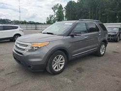 Salvage cars for sale at Dunn, NC auction: 2014 Ford Explorer XLT