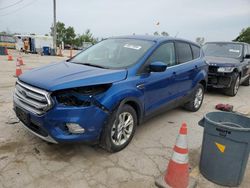 Salvage cars for sale at Pekin, IL auction: 2017 Ford Escape SE